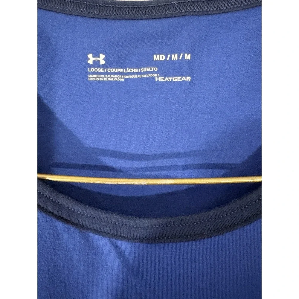 UNDER ARMOUR MEN'S LOOSE HEATGEAR MULTICOLORED TANK TOP SIZE MEDIUM